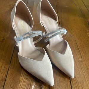 Nude Pumps • Rhinestone Embellished • Tinstree